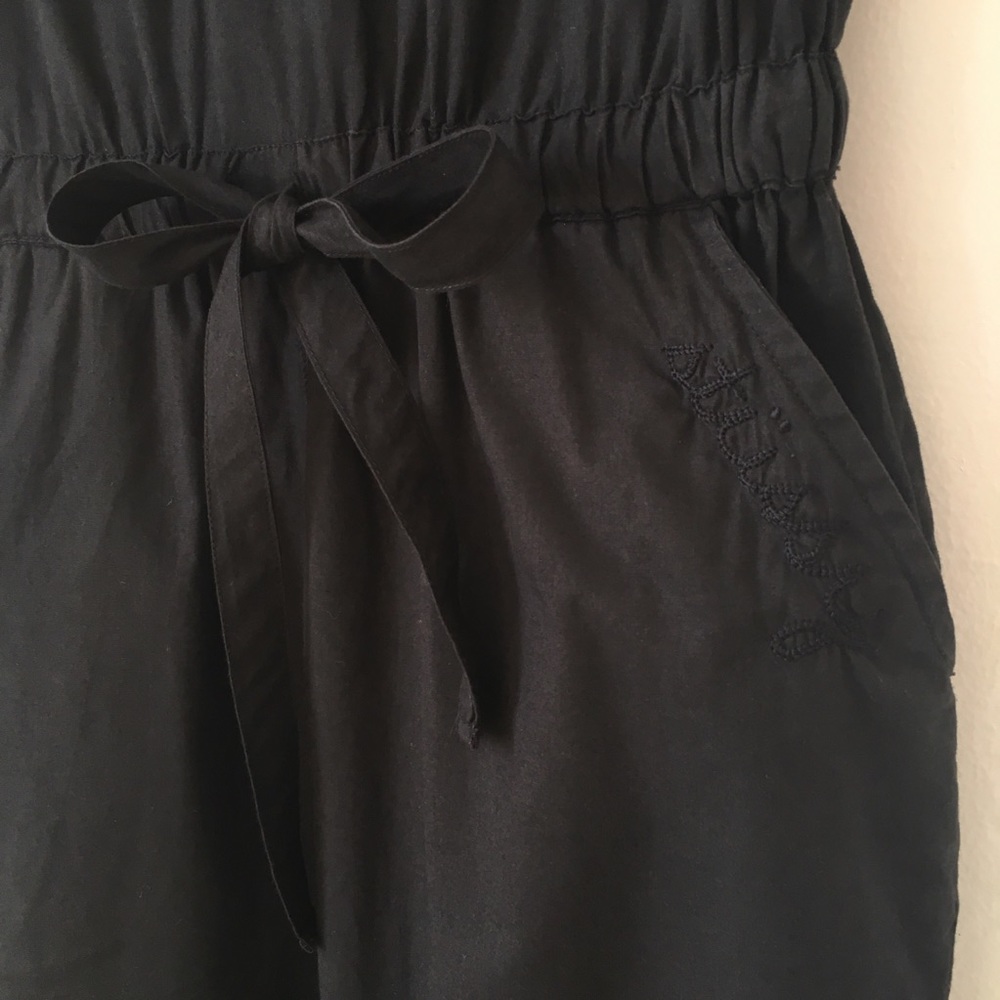 STÜSSY JUMPSUIT ONESIE BLACK COTTON